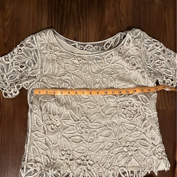 Silken Poetry Silk Handmade Crochet Beaded Maxi Skirt & Blouse Set M-L - Picture 7 of 13